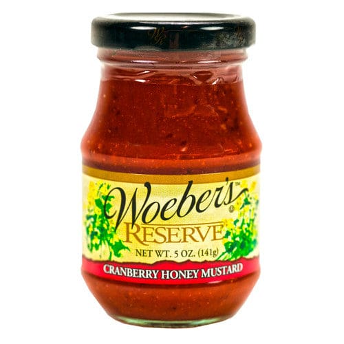 Woebers Cranberry Honey Mustard 5oz (Case of 6) - Misc/Misc Bulk Foods - Woebers