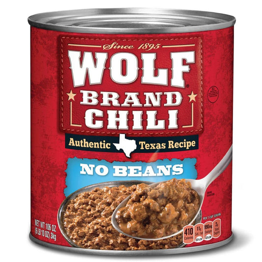 Wolf Brand No Bean Chili (106 oz.) - Canned Foods & Goods - Wolf