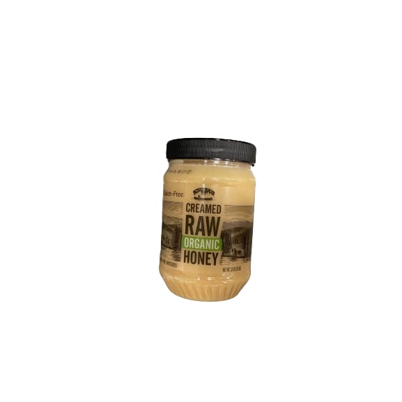 Wolfe Creamed Raw Organic Honey 32 oz. - Wolfe