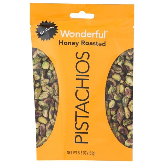 WONDERFUL PISTACHIOS: NUT PISTACHIO HNY RSTD (5.500 OZ) (Pack of 4) - Grocery > Snacks > Nuts > Seeds - WONDERFUL PISTACHIOS