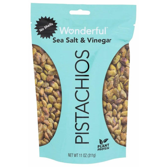 WONDERFUL PISTACHIOS Wonderful Pistachios Sea Salt Vinegar No Shells, 11 Oz