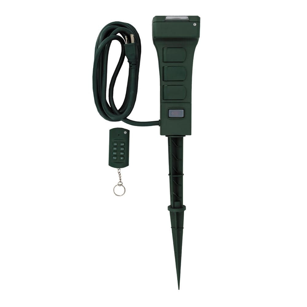 Woods Outdoor Holiday DÃ©cor Timer With Remote - Holiday Lights - Woods