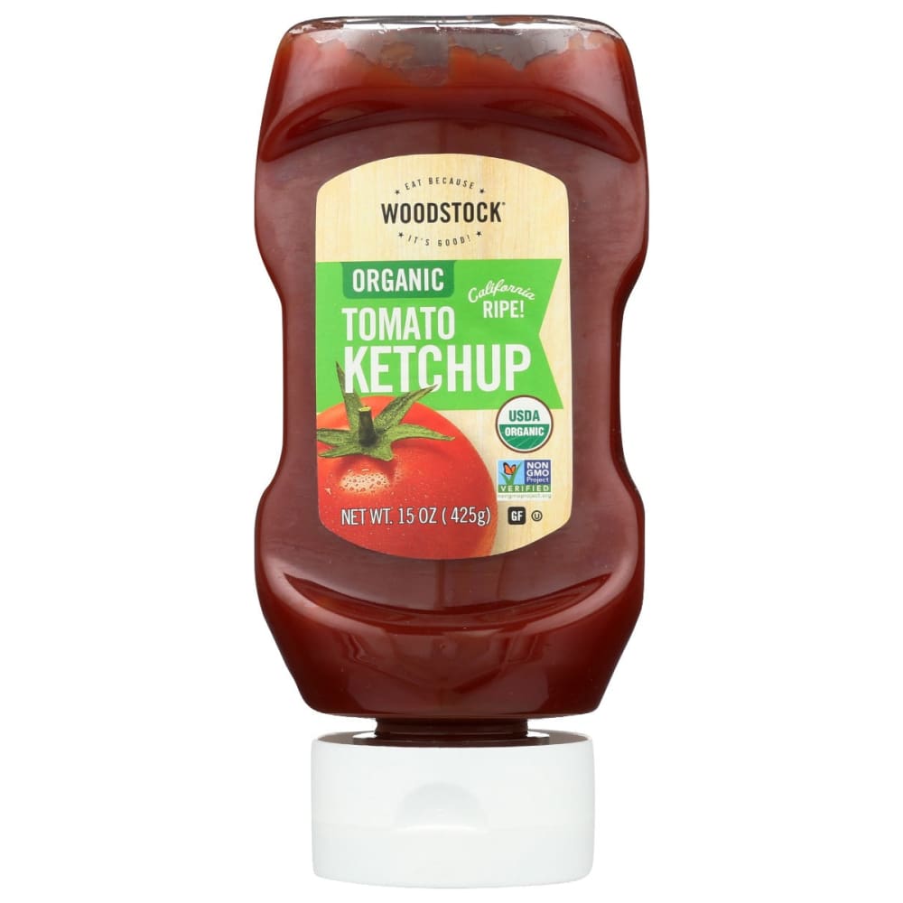WOODSTOCK: Ketchup Tomato Org 15 oz (Pack of 5) - WOODSTOCK