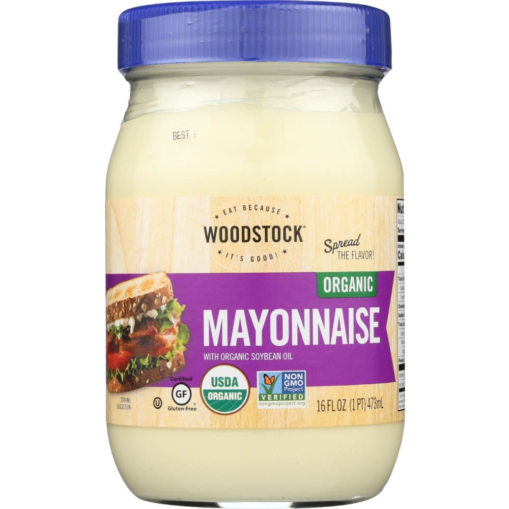 WOODSTOCK: Mayo Org 16 oz (Pack of 4) - WOODSTOCK