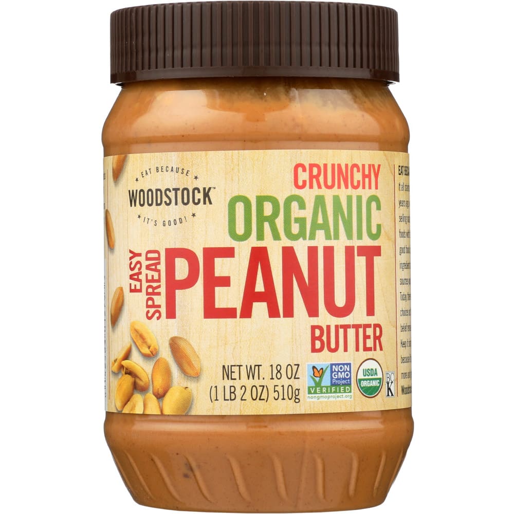 WOODSTOCK: PEANUT BTR ESPRD CRNCH SLTD OR (18.000 OZ) (Pack of 4) - WOODSTOCK