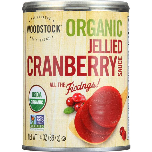 WOODSTOCK WOODSTOCK Sauce Jellied Crnbry Org, 14 oz