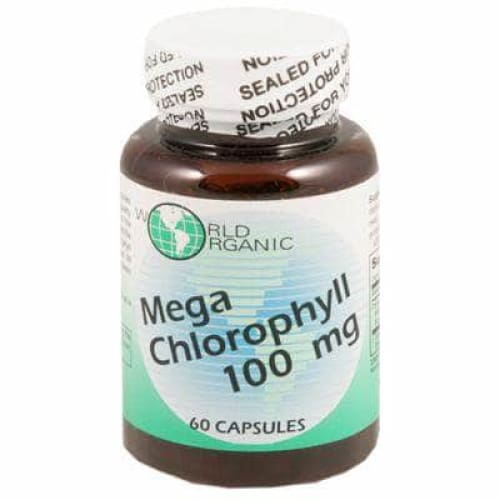 WORLD ORGANIC World Organic Mega Chlorophyll 100Mg, 60 Capsules