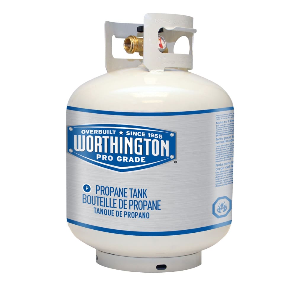 Worthington Industries Pro Grade 20 lb. Steel Propane Tank with Gauge - Home/Patio & Outdoor Living/Fire Pits & Heaters/Outdoor Heating