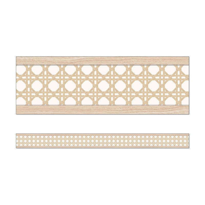 Woven Cane Straight Border (Pack of 10) - Border/Trimmer - Carson Dellosa Education