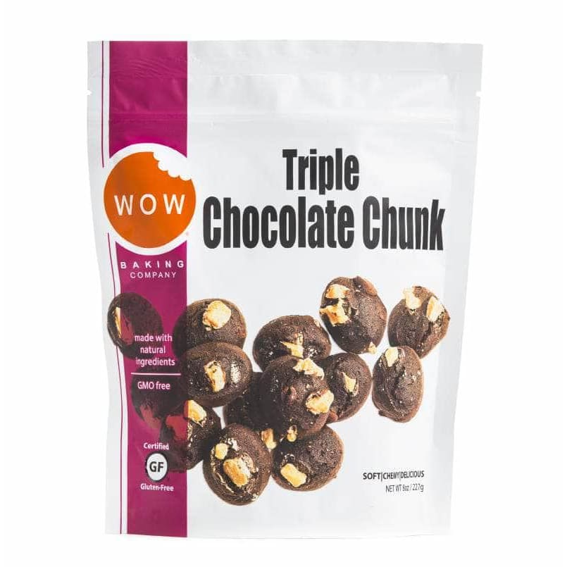 WOW BAKING Grocery > Snacks > Cookies > Cookies WOW BAKING Cookie Tripl Choc Chunk, 8 oz