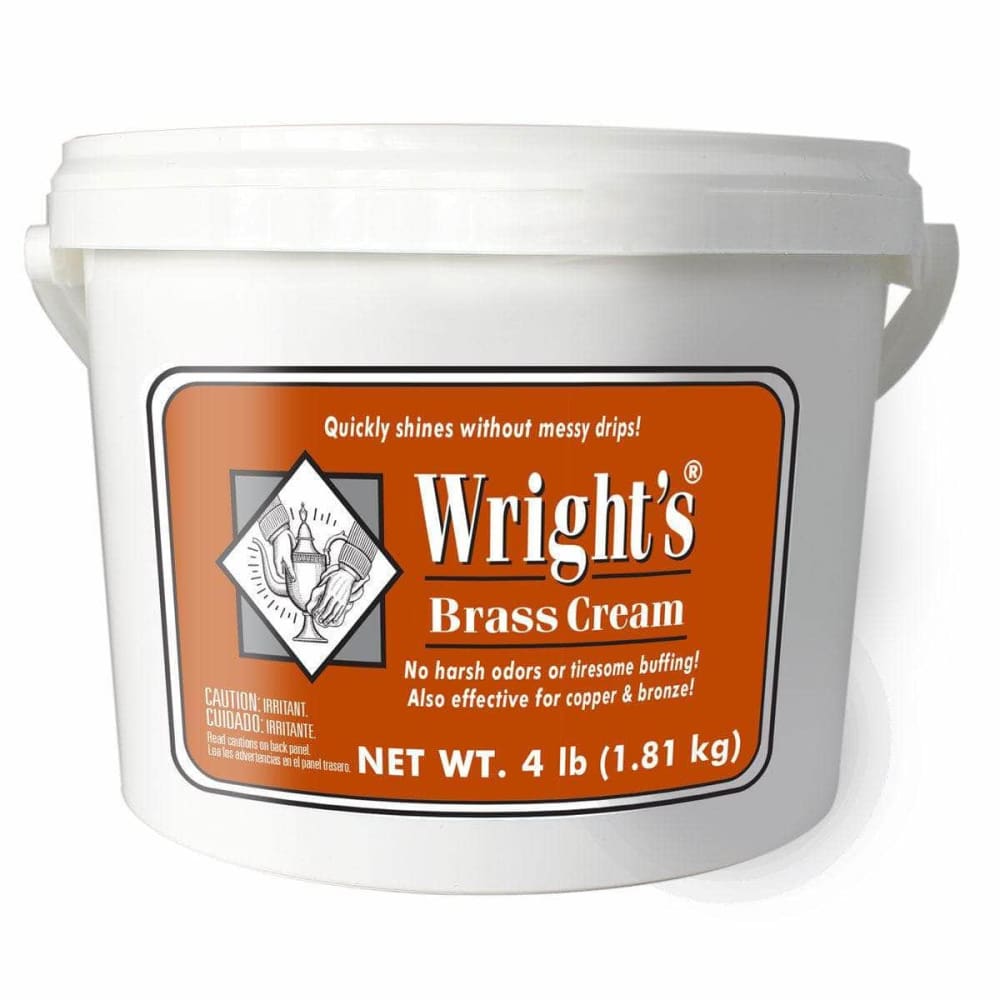 WRIGHTS Home Products > Cleaning Supplies WRIGHTS Cleaner Cream Brass, 4 lb
