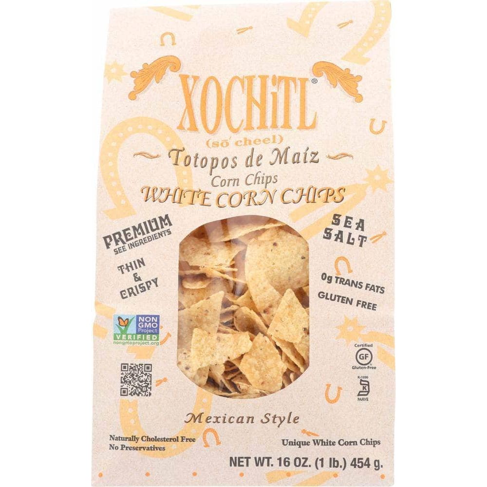 Xochitl Xochitl Mexican Style Organic White Corn Chips, 16 oz