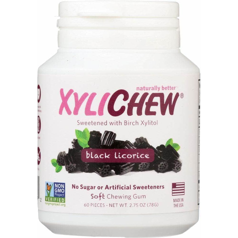 Xylichew Xylichew Licorice Gum Sf, 60 pc