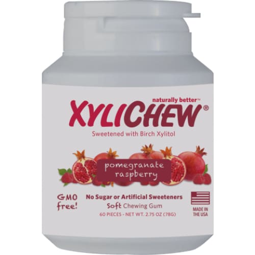 Xylichew Xylichew Pomegranate Raspberry Gum No Sugar, 60 pc