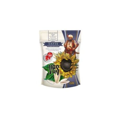 Y.E.S. PREMIUM Roasted White Sunflower Seeds with Salt, 3.53 oz. (100 g ...