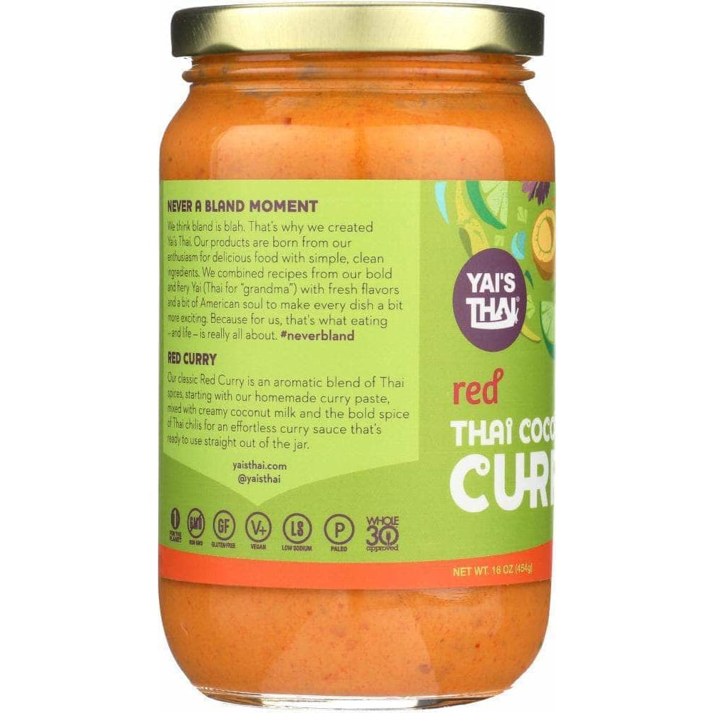 Yais Thai Yais Thai Thai Coconut Curry Red, 16 oz