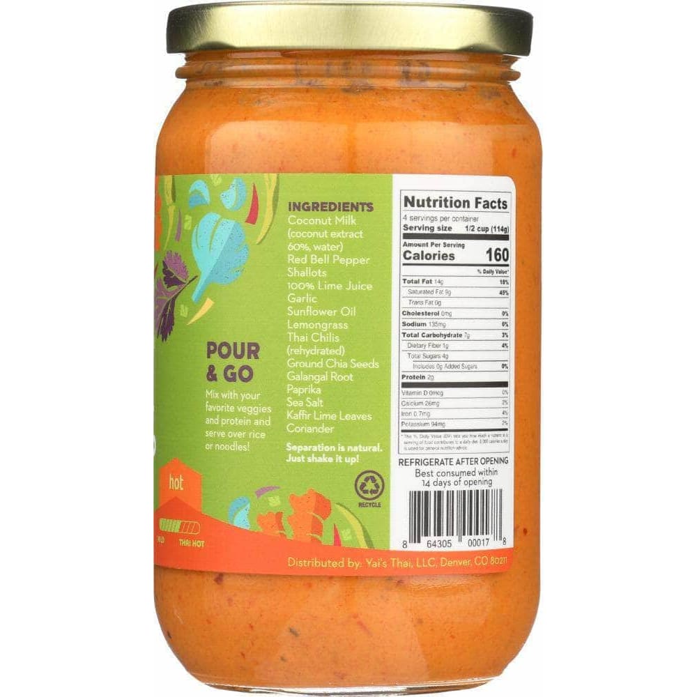 Yais Thai Yais Thai Thai Coconut Curry Red, 16 oz