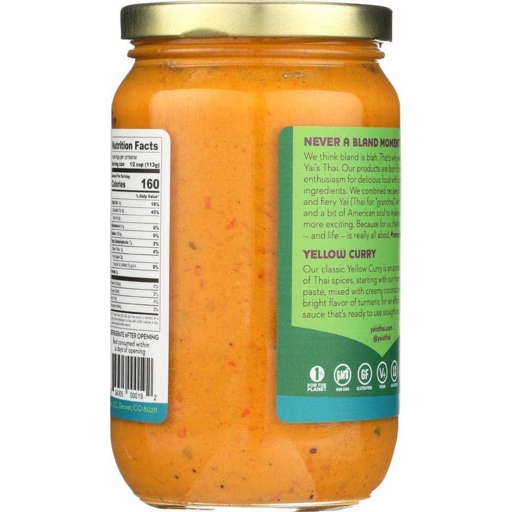 Yais Thai Yais Thai Thai Coconut Curry Yellow, 16 oz