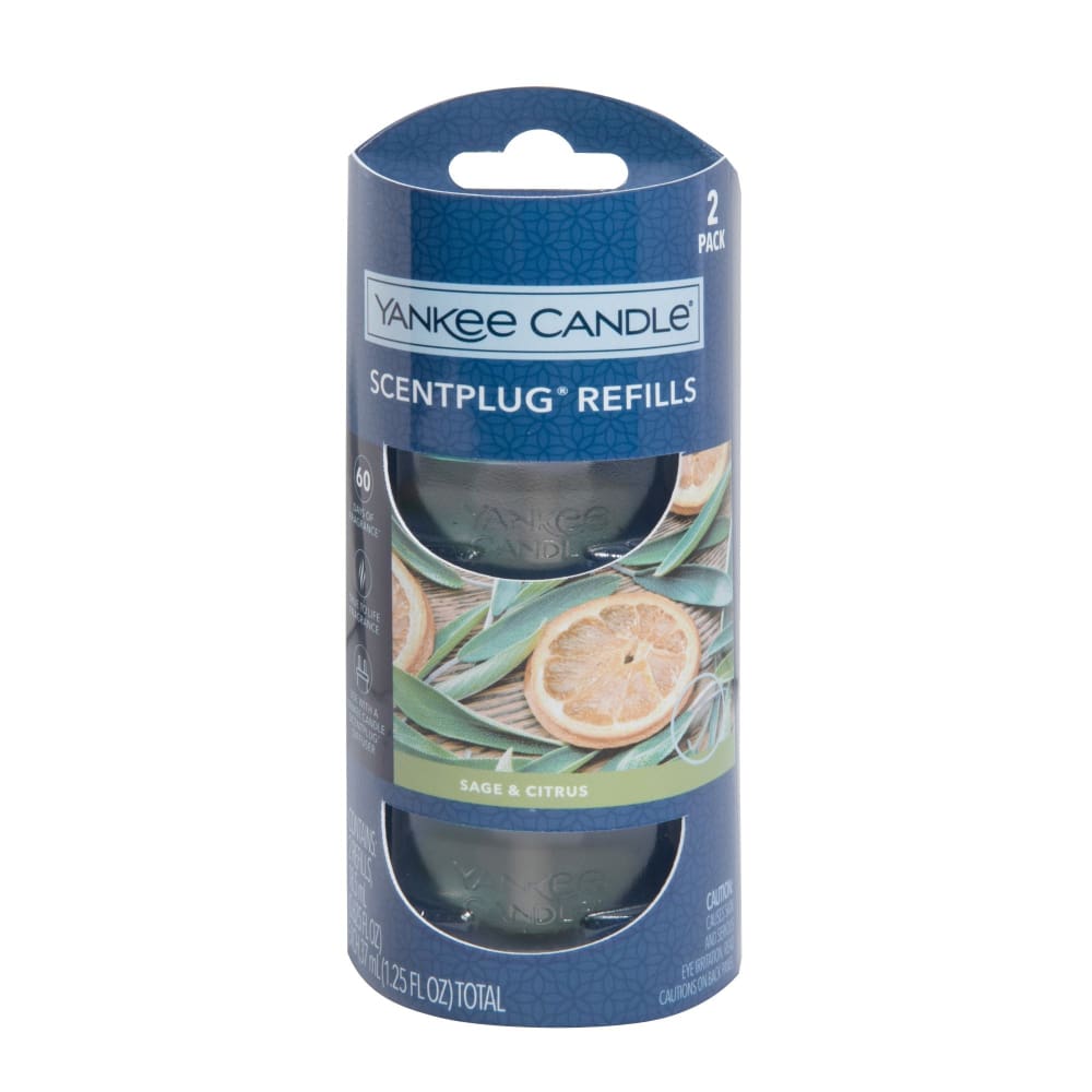 Yankee Candle Plug Refill Set 2 pc. - Sage and Citrus Scent - Yankee Candle