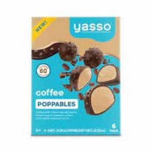 Yasso Grocery > Chocolate, Desserts and Sweets > Ice Cream & Frozen Desserts YASSO: Poppables Coffee, 6 pk