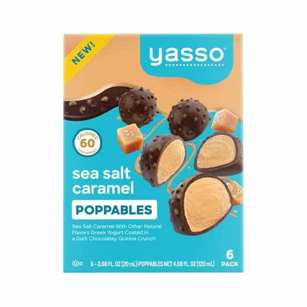Yasso Grocery > Chocolate, Desserts and Sweets > Ice Cream & Frozen Desserts YASSO: Poppables Sslt Caramel, 6 pk
