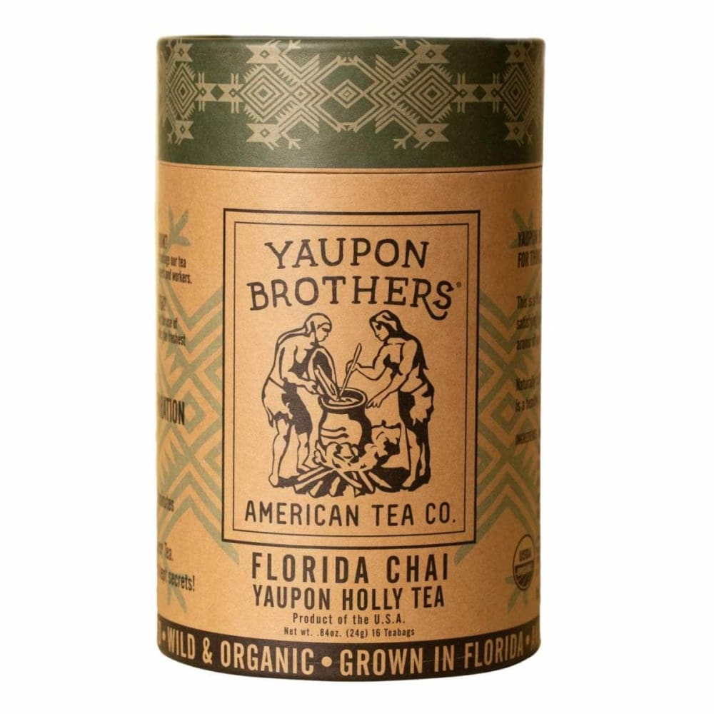 YAUPON BROTHERS AMERICAN TEA Grocery > Beverages > Coffee, Tea & Hot Cocoa YAUPON BROTHERS AMERICAN TEA: Tea Chai Holly, 24 gm