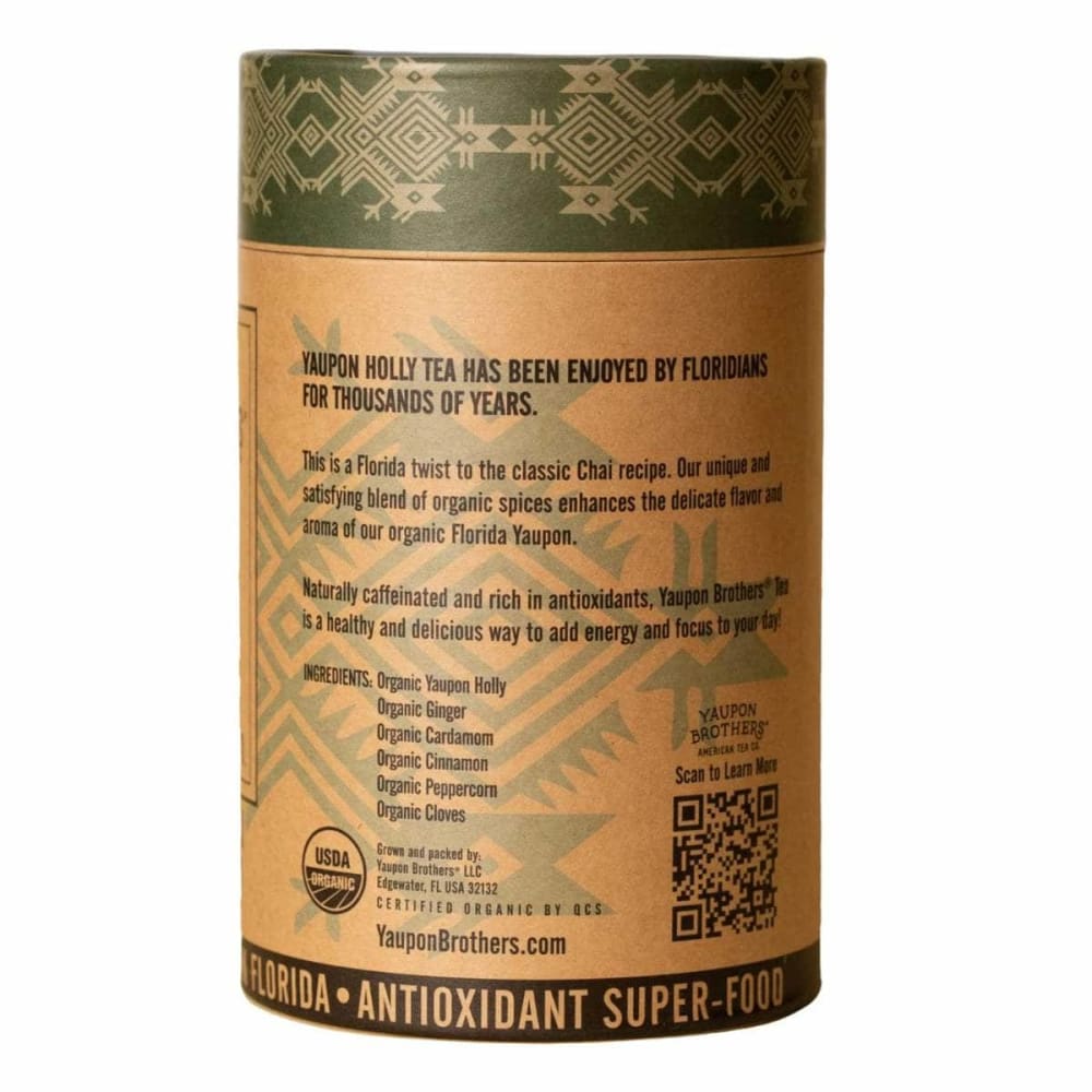 YAUPON BROTHERS AMERICAN TEA Grocery > Beverages > Coffee, Tea & Hot Cocoa YAUPON BROTHERS AMERICAN TEA: Tea Chai Holly, 24 gm