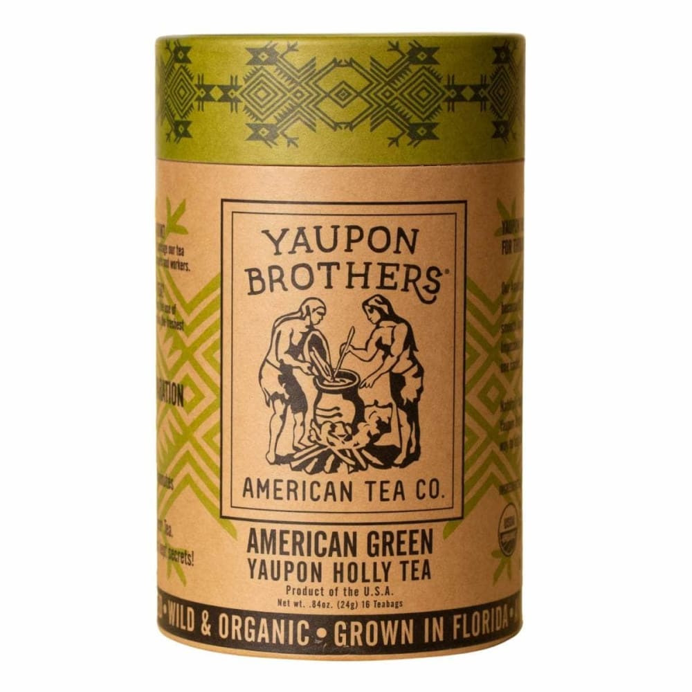 YAUPON BROTHERS AMERICAN TEA Grocery > Beverages > Coffee, Tea & Hot Cocoa YAUPON BROTHERS AMERICAN TEA: Tea Yaupon Green American, 24 gm