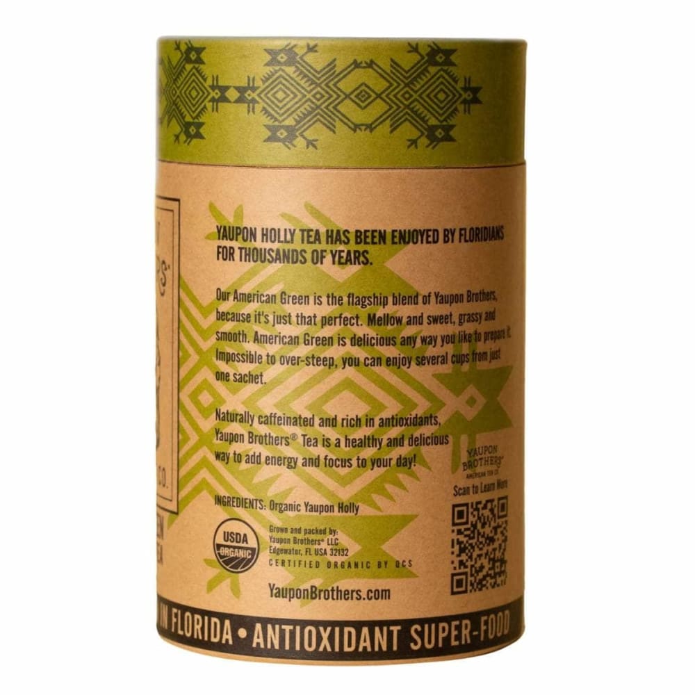 YAUPON BROTHERS AMERICAN TEA Grocery > Beverages > Coffee, Tea & Hot Cocoa YAUPON BROTHERS AMERICAN TEA: Tea Yaupon Green American, 24 gm