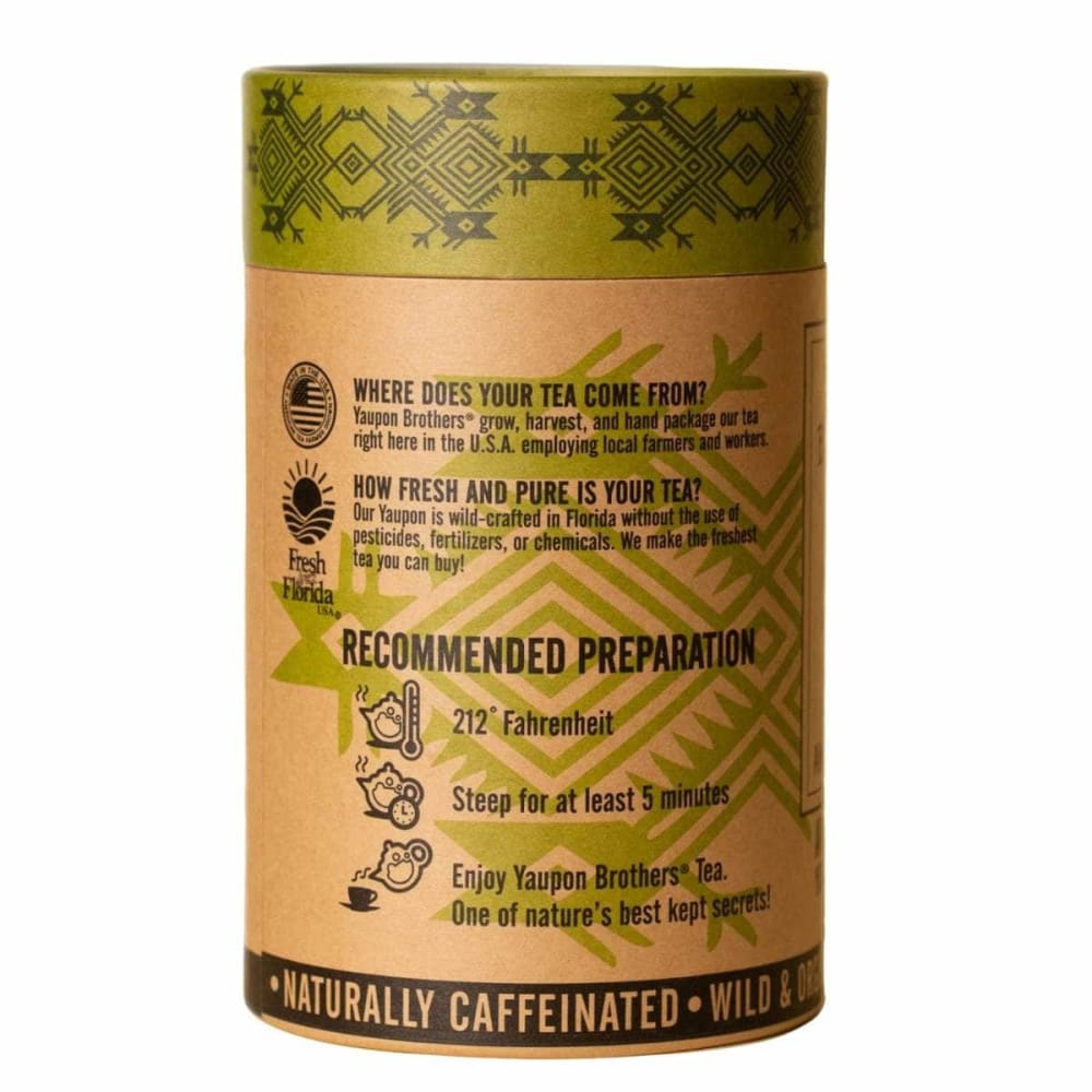 YAUPON BROTHERS AMERICAN TEA Grocery > Beverages > Coffee, Tea & Hot Cocoa YAUPON BROTHERS AMERICAN TEA: Tea Yaupon Green American, 24 gm