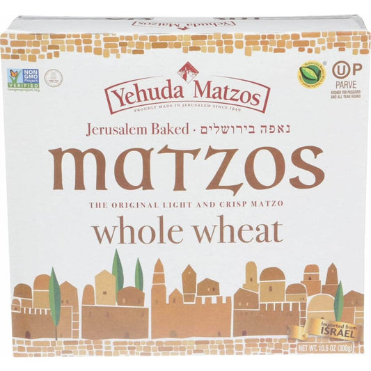 YEHUDA YEHUDA Whole Wheat Daily Matzo Thins, 10.5 oz