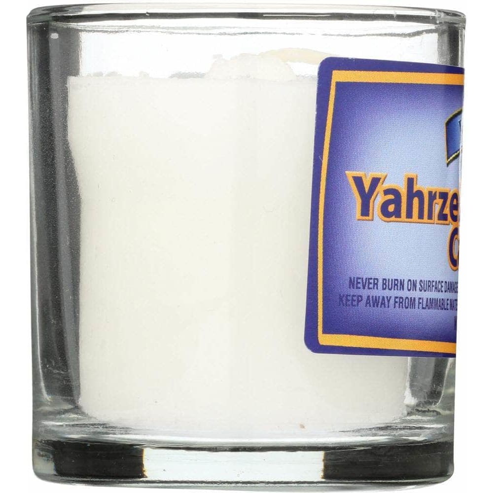 YEHUDA Yehuda Yahrzeit Memorial Candle Glass Tumbler, 1 Ct
