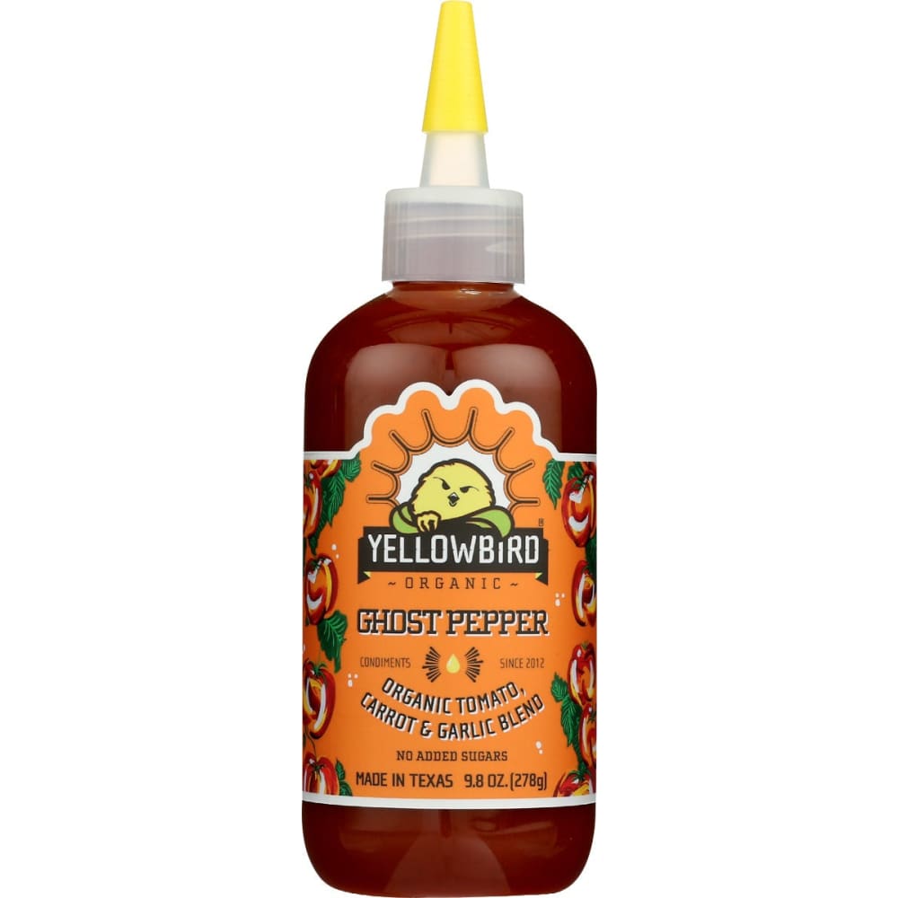 YELLOWBIRD SAUCE: Condiment Ghost Pepper 9.8 oz (Pack of 3) - YELLOWBIRD SAUCE