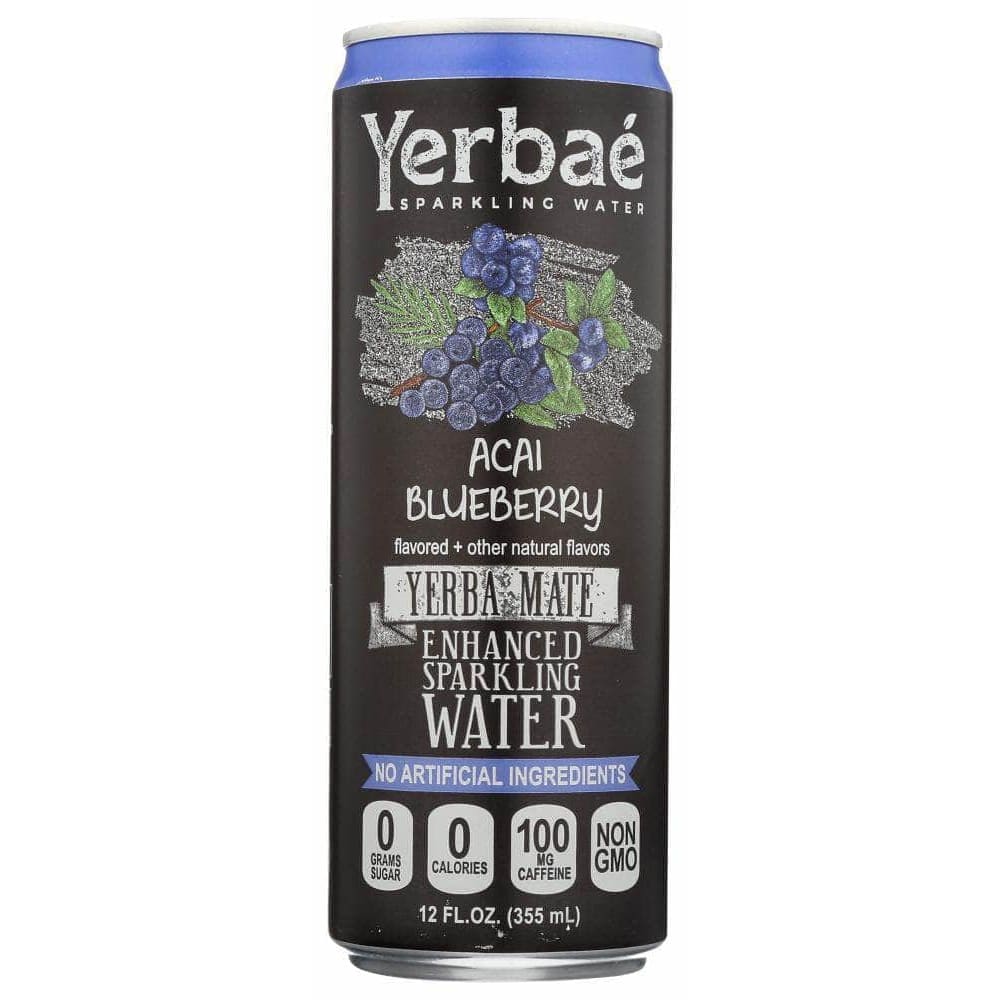 Yerbae Yerbae Enhanced Sparkling Water Acai Blueberry, 12 fl oz