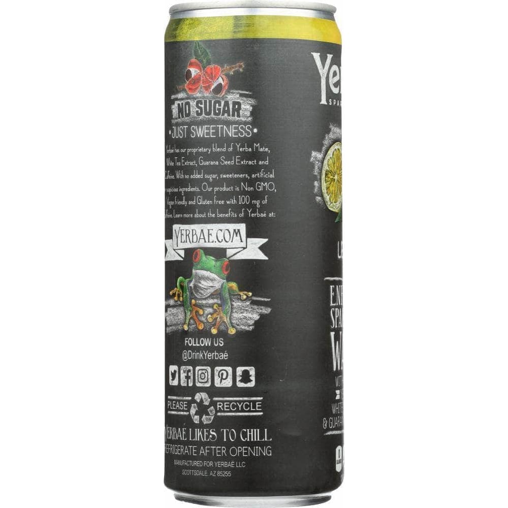 Yerbae Yerbae Enhanced Sparkling Water Lemon, 12 fl oz