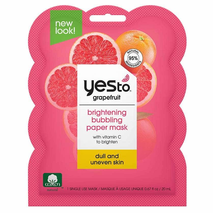 YES TO Beauty & Body Care > Skin Care > Facial Masks YES TO Mask Paper Grapefruit, 0.67 fo