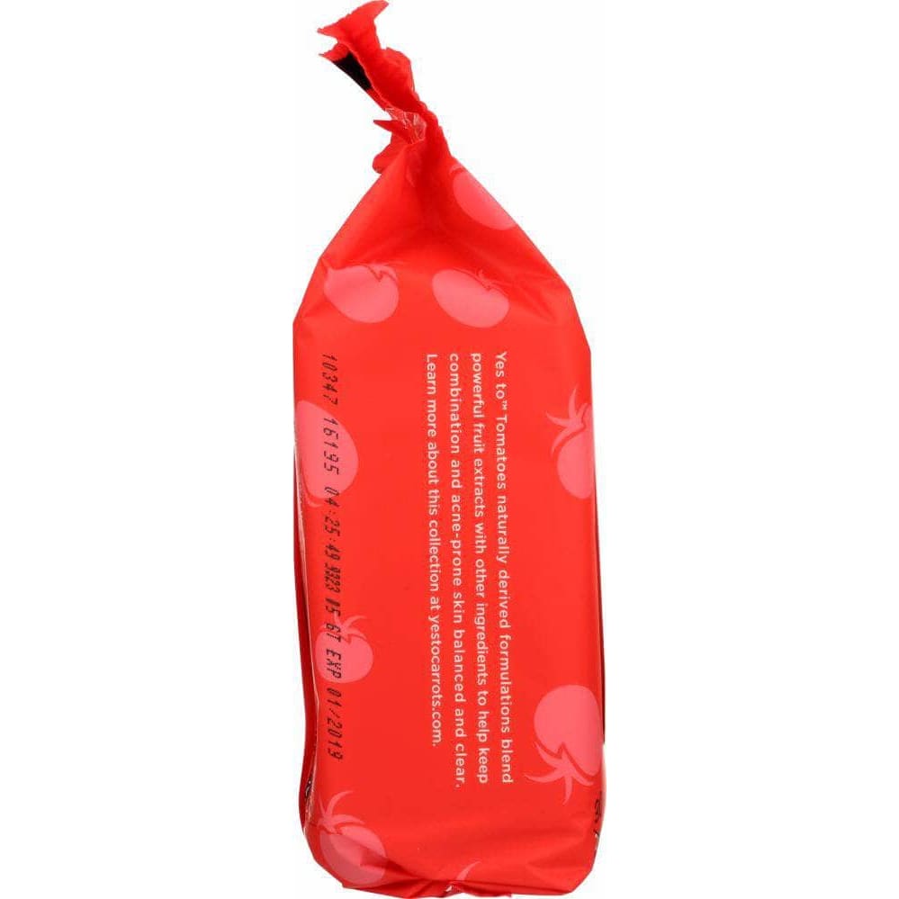 Yes To Yes To Tomatoes Clear Skin Blemish Facial Wipes for Acne, 30 pc