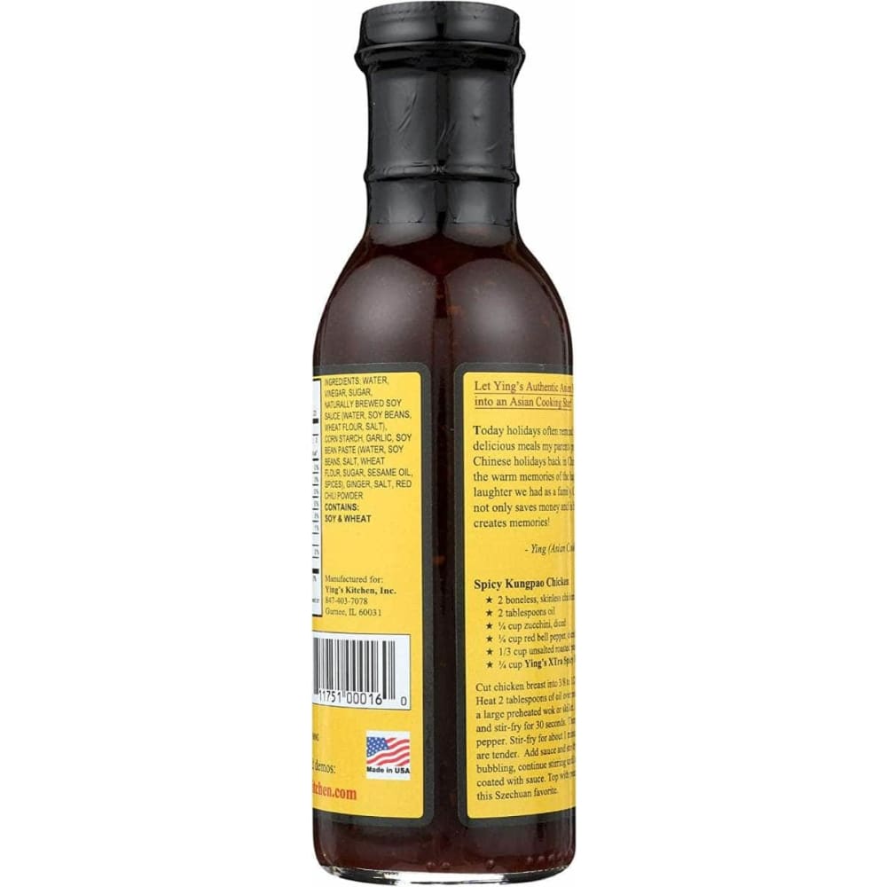 YINGS Grocery > Meal Ingredients > Sauces YINGS: Xtra Spicy Kung Pao Sauce, 12 oz
