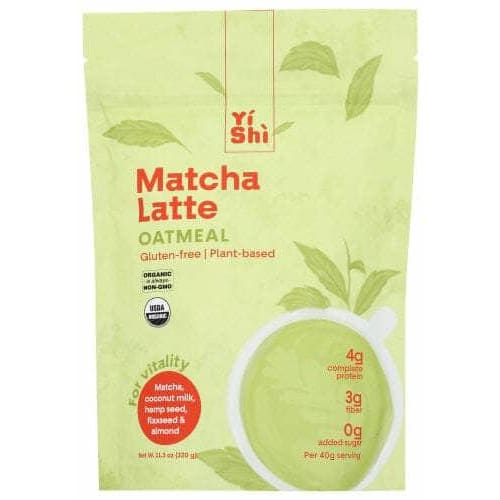 YISHI Grocery > Breakfast > Breakfast Foods YISHI: Oatmeal Matcha Latte, 11.3 oz
