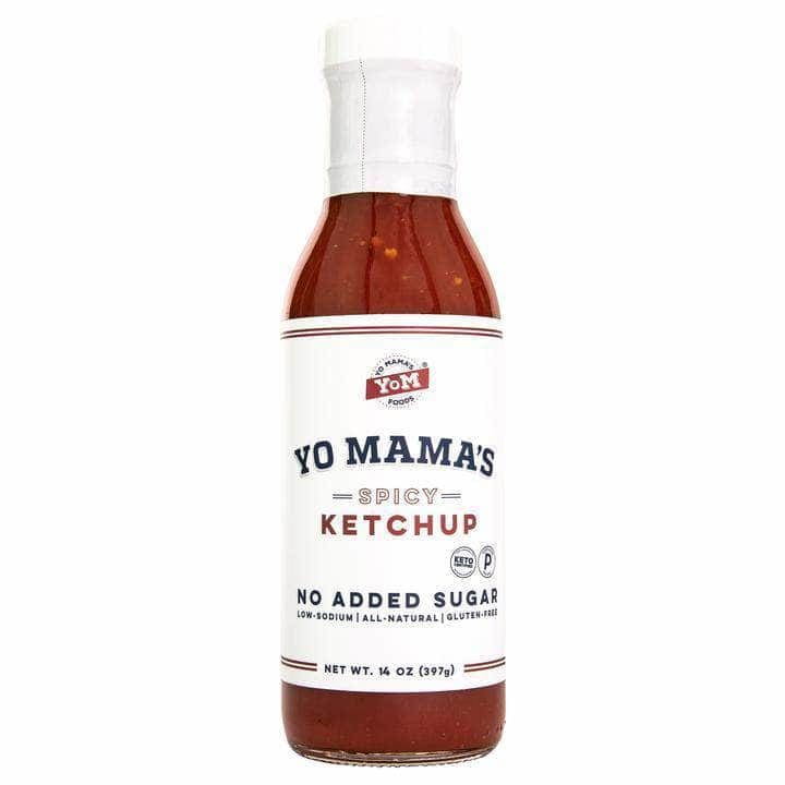 YO MAMAS FOODS Yo Mamas Foods Ketchup Spicy, 14 Oz
