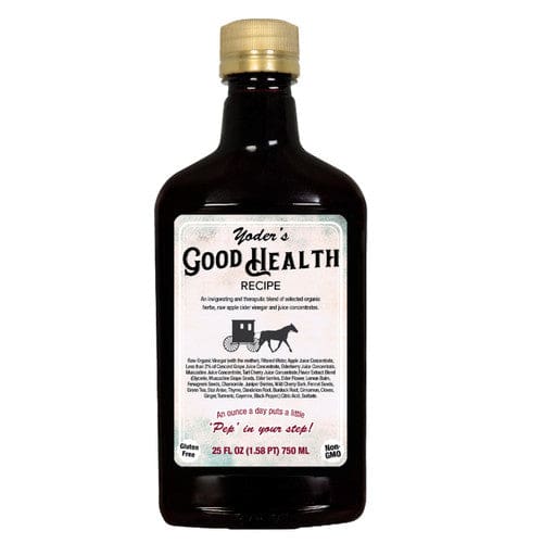 Yoder’s Yoder’s Good Health Recipe Tonic 25oz (Case of 12) - Free Shipping Items/Bulk Organic Foods - Yoder’s