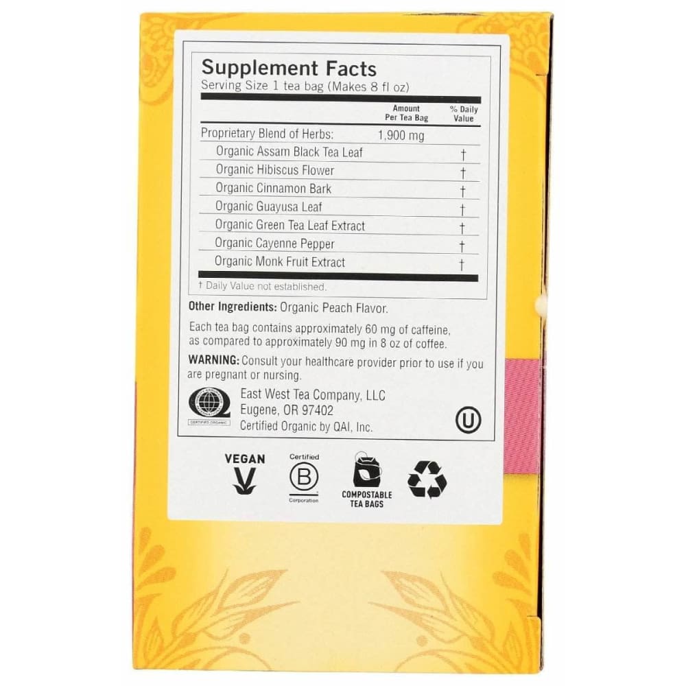 YOGI TEAS Yogi Teas Spicy Hibiscus Tea Organic, 16 Bg