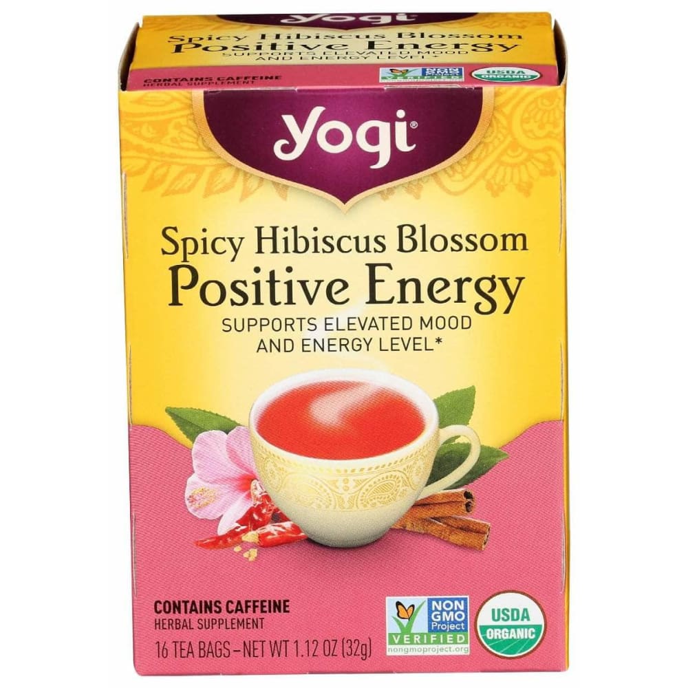 YOGI TEAS Yogi Teas Spicy Hibiscus Tea Organic, 16 Bg
