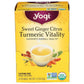 YOGI TEAS Yogi Teas Sweet Ginger Citrus Tea Organic, 16 Bg