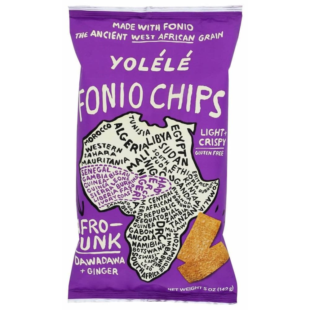 YOLELE Yolele Chips Fonio Afro Funk, 5 Oz