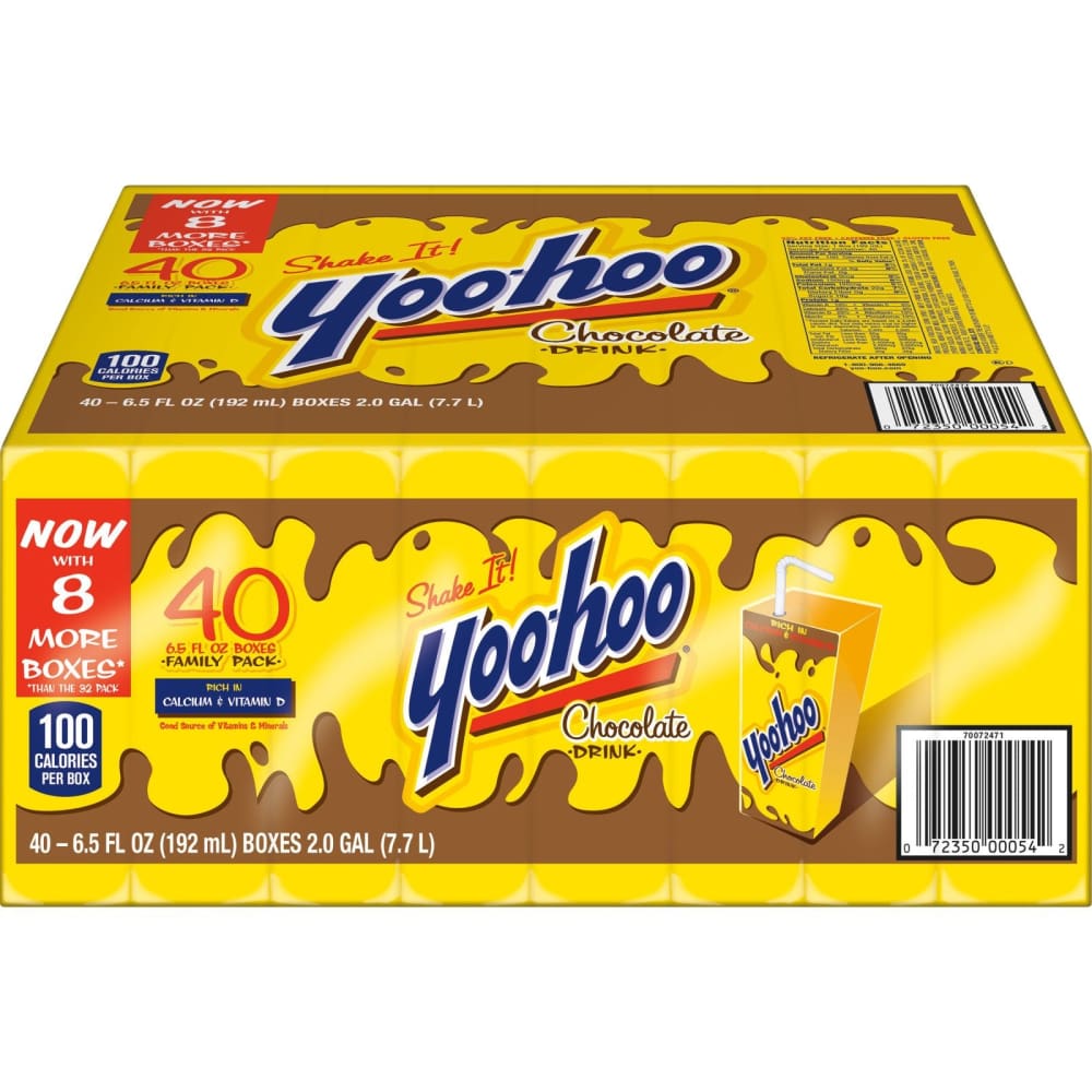Yoo-Hoo Chocolate Drink 40 pk./6.5 fl. oz. - Yoo-Hoo