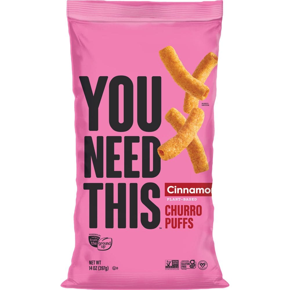 You Need This Cinnamon Churro Puffs (14 oz.) - Puffed Snacks - ShelHealth