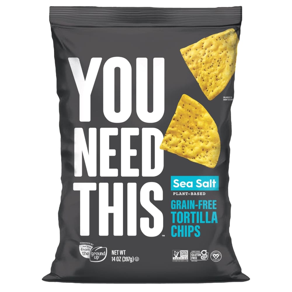 You Need This Grain Free Sea Salt Tortilla Chips 14 oz. - You Need This