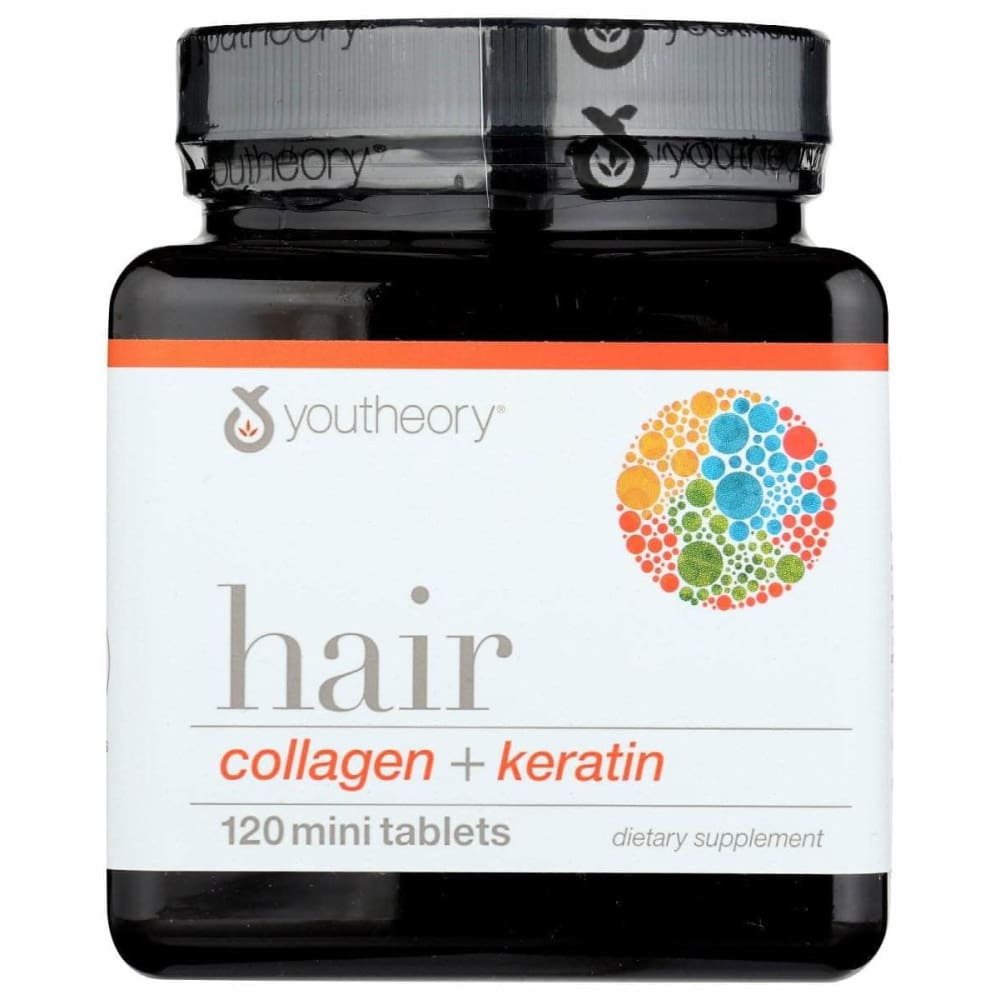 YOUTHEORY Youtheory Collagen Hair Mini Tb, 120 Tb