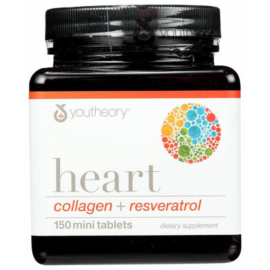 YOUTHEORY Youtheory Collagen Heart Hlth Mini, 150 Tb